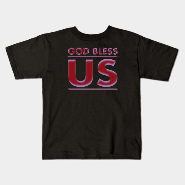 God bless us Kids T-Shirt by Dualima